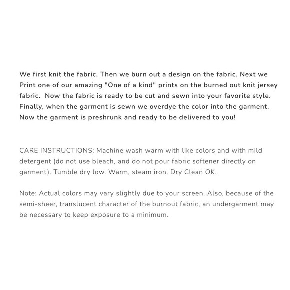 Tianello Knit Burnout Jacquard Toni Tunic L Orange Asymmetrical Wearable Artsy - Picture 11 of 11